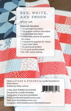 Red, White, and Swoon Quilt Pattern - Thimble Blossoms