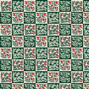 Holiday Classic III - Yuletide Floral - RP618-EV2 - Evergreen