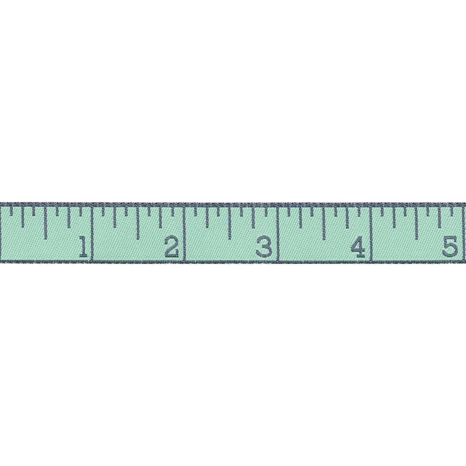 Measure Twice - Rainy Day - 5/8" Width Ribbon - by the yard