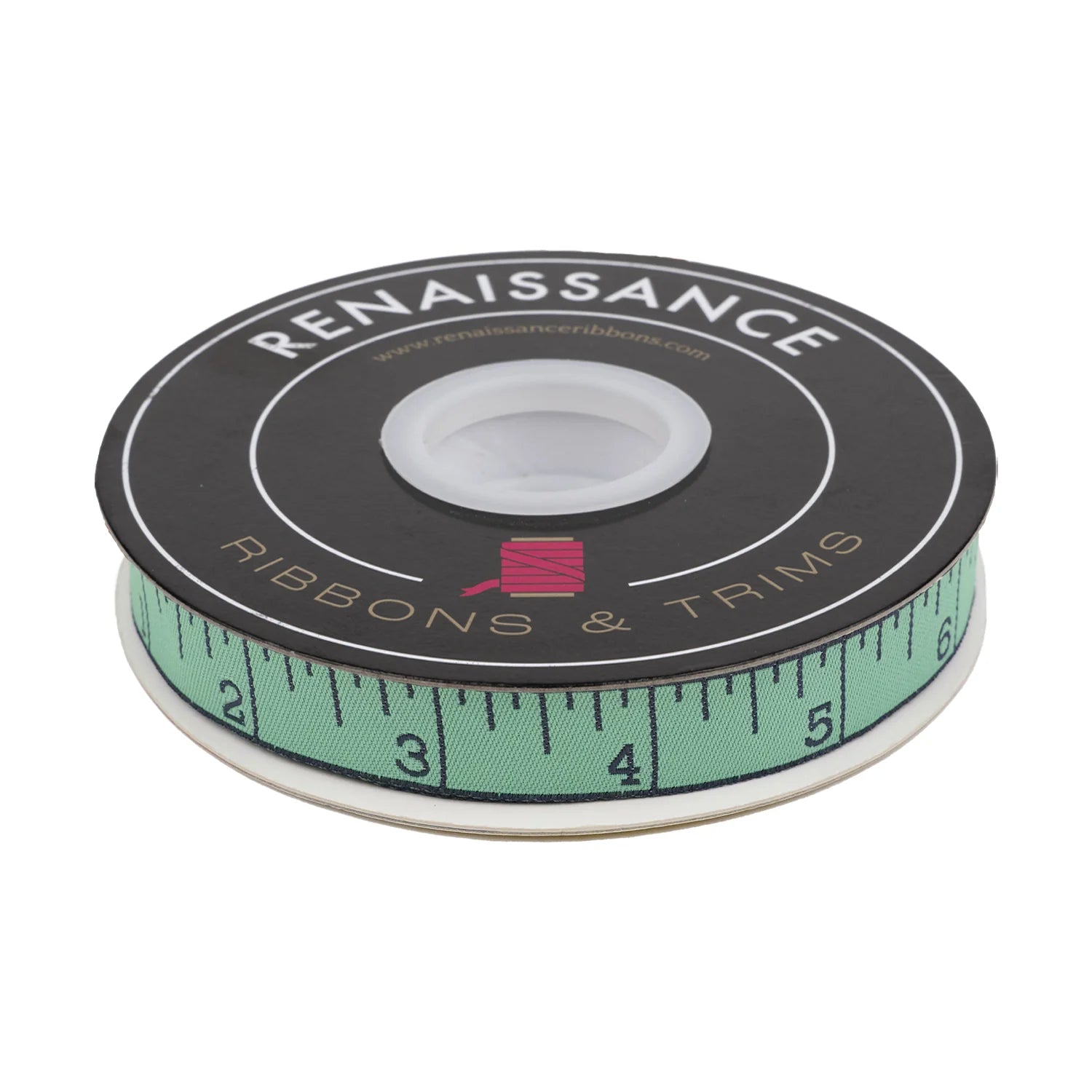 Measure Twice - Rainy Day - 5/8" Width Ribbon - by the yard