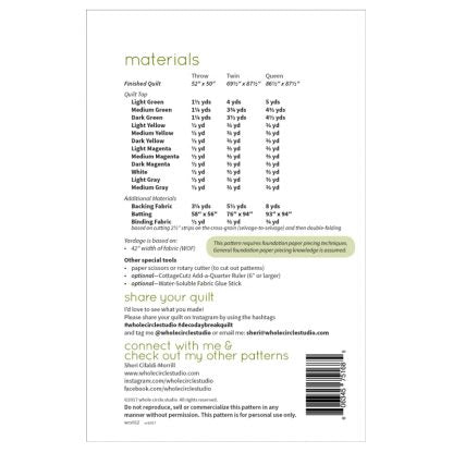 Deco Daybreak Quilt - Whole Circle Studio