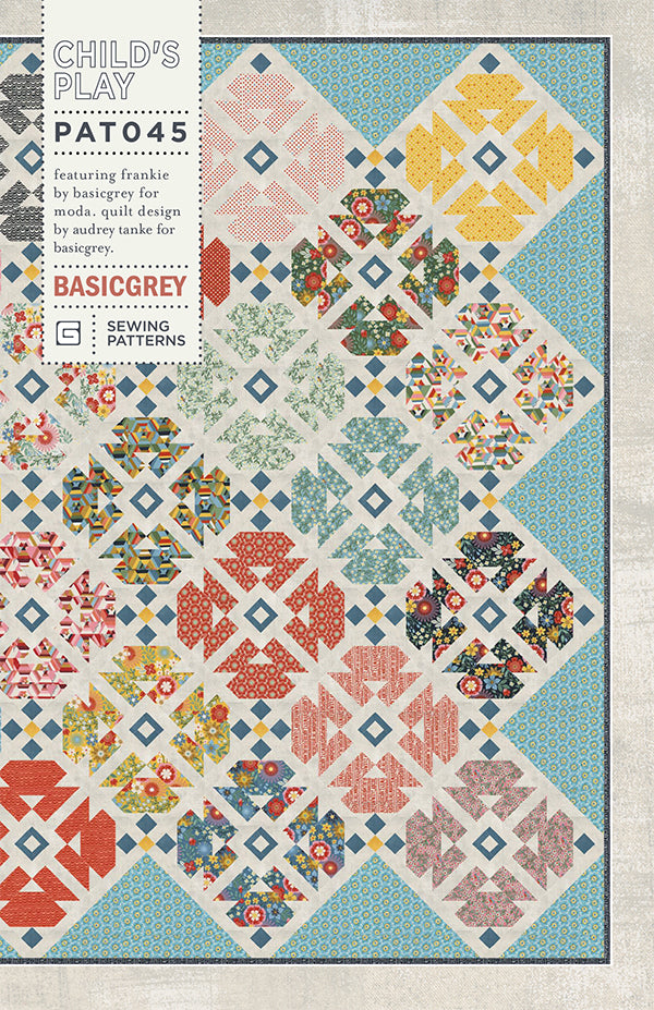 Child's Play Quilt Pattern -  Basic Grey