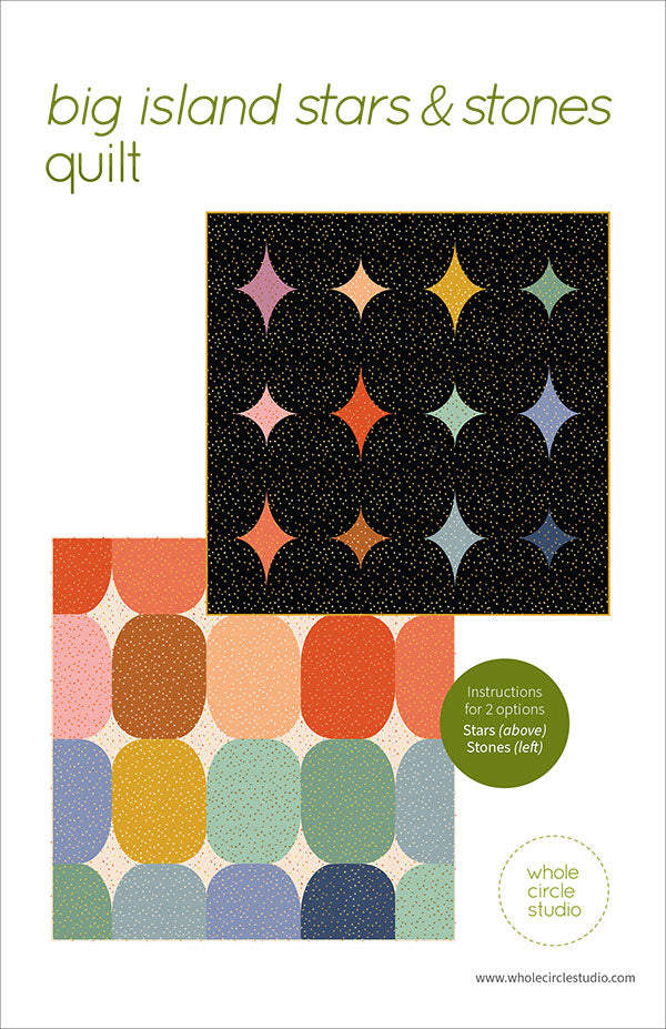 Big Island Stars & Stone Quilt - Whole Circle Studio