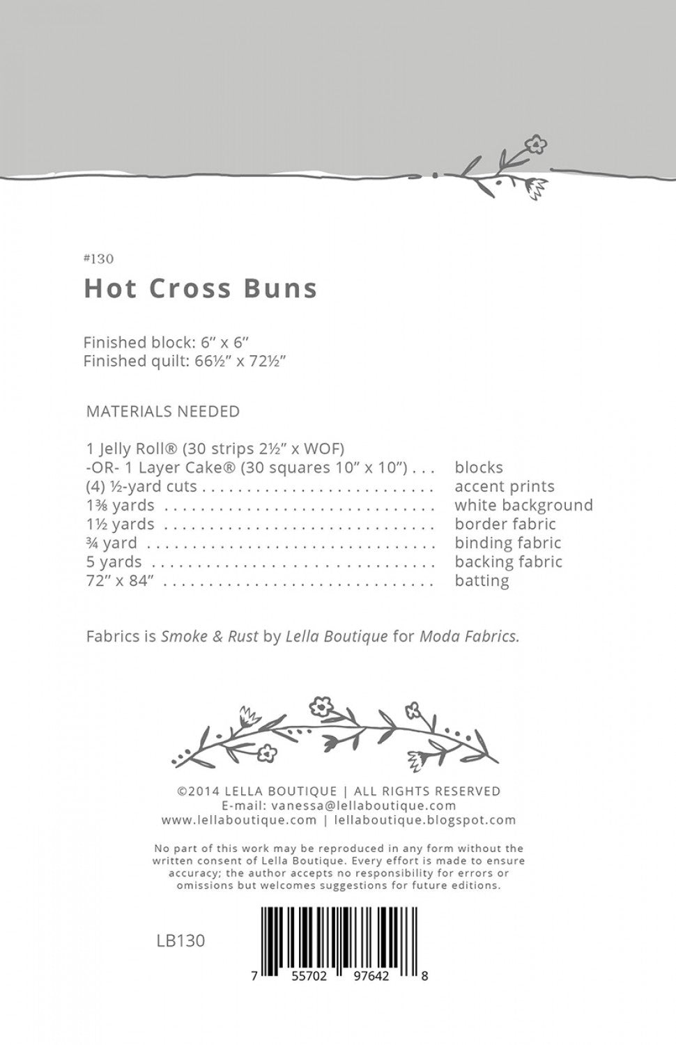 Hot Cross Buns - Lella Boutique
