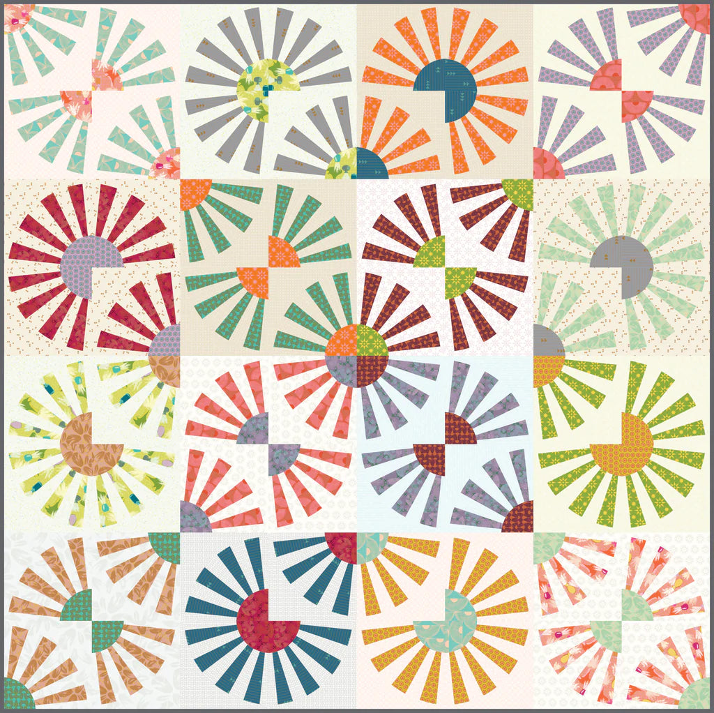 70 & Sunny / Sunny Rays Quilt Pattern - Sew Kind of Wonderful