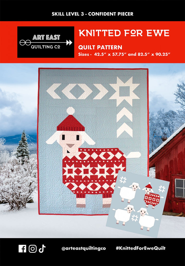 Knitted For Ewe Quilt Pattern