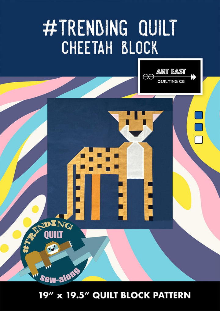Trending Quilt Cheetah Block 8