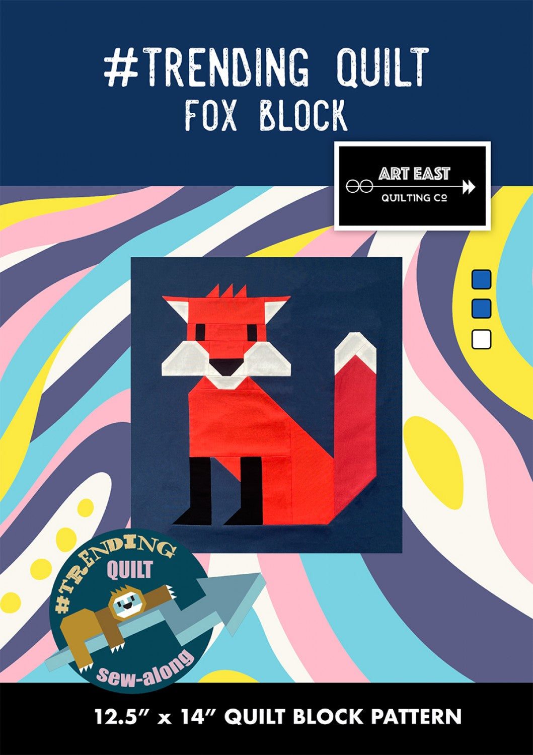 Trending Quilt Fox Block - Block 2