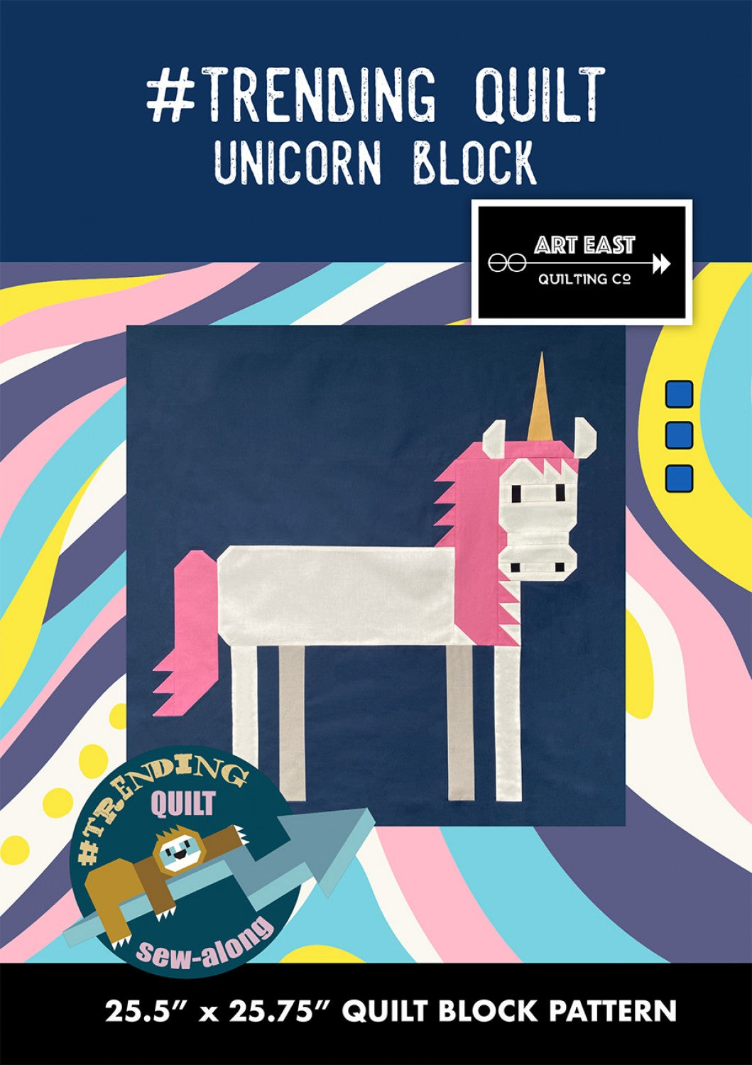 Trending Quilt Unicorn Block 7