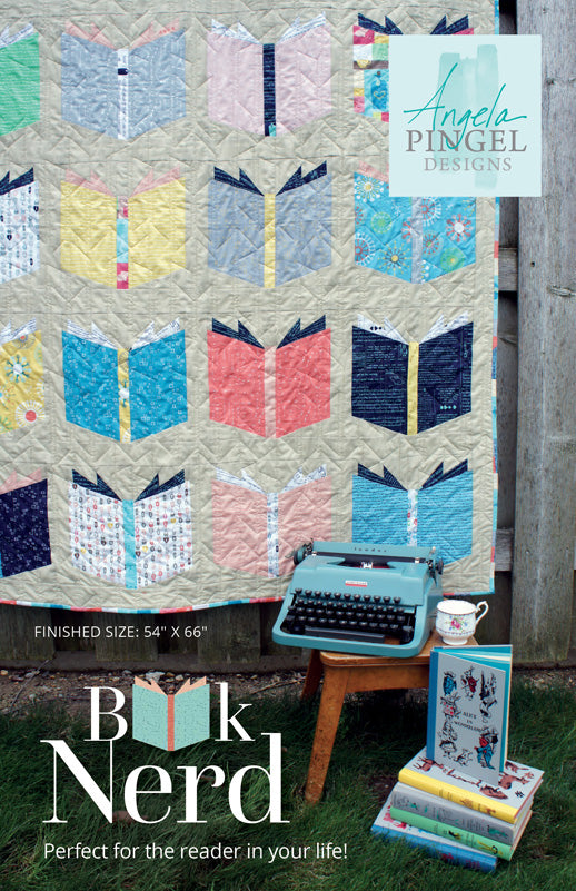 Book Nerd Quilt Pattern - Heidi Pingel