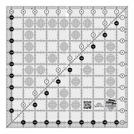 Creative Grids Quilt Ruler 10-1/2 Square