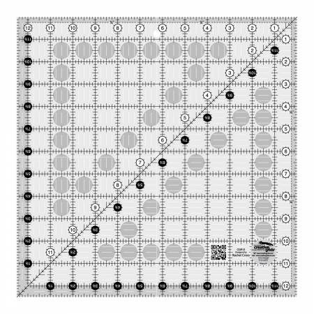 Creative Grids Quilt Ruler 12.5" Square