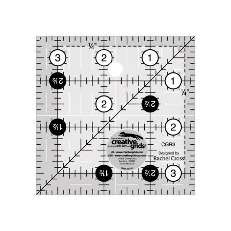 Creative Grids Quilt Ruler 3.5" Square