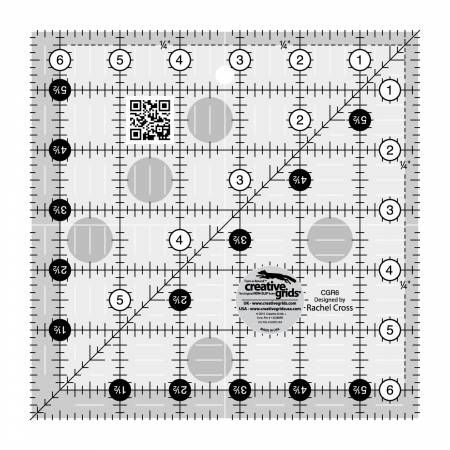 Creative Grids Quilt Ruler 6.5" Square