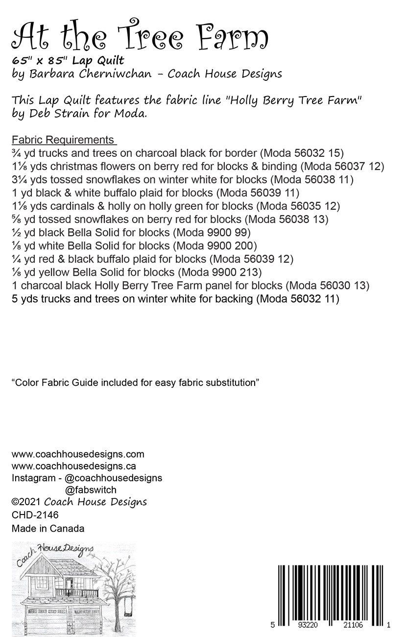 At The Tree Farm Pattern - Coach House Designs