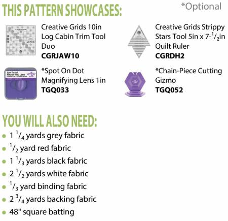 City Stars Quilt Pattern - Cut Loose Press