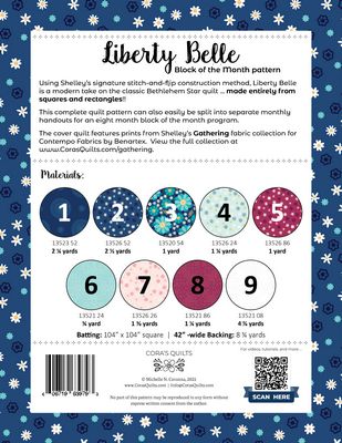 Liberty Belle Block of the Month Quilt