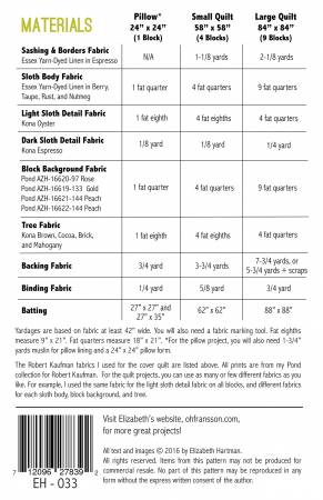 Sleepy Sloth by Elizabeth Hartman