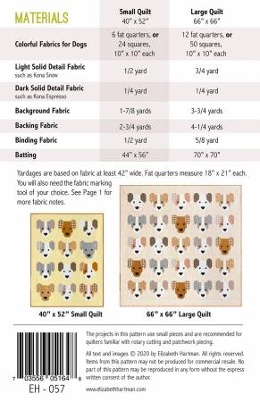 The Puppies Pattern by Elizabeth Hartman