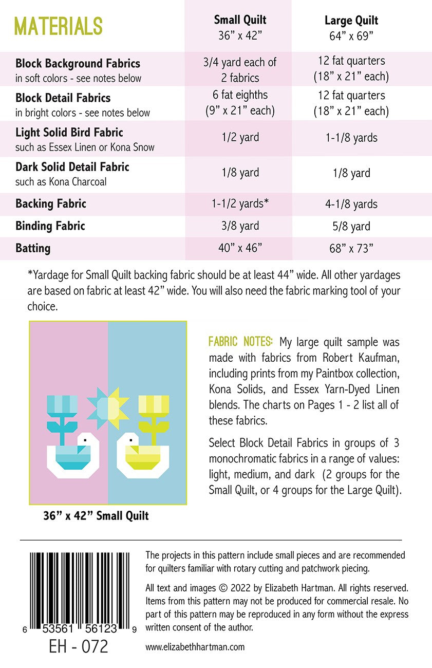 Sunshine Quilt Pattern - Elizabeth Hartman