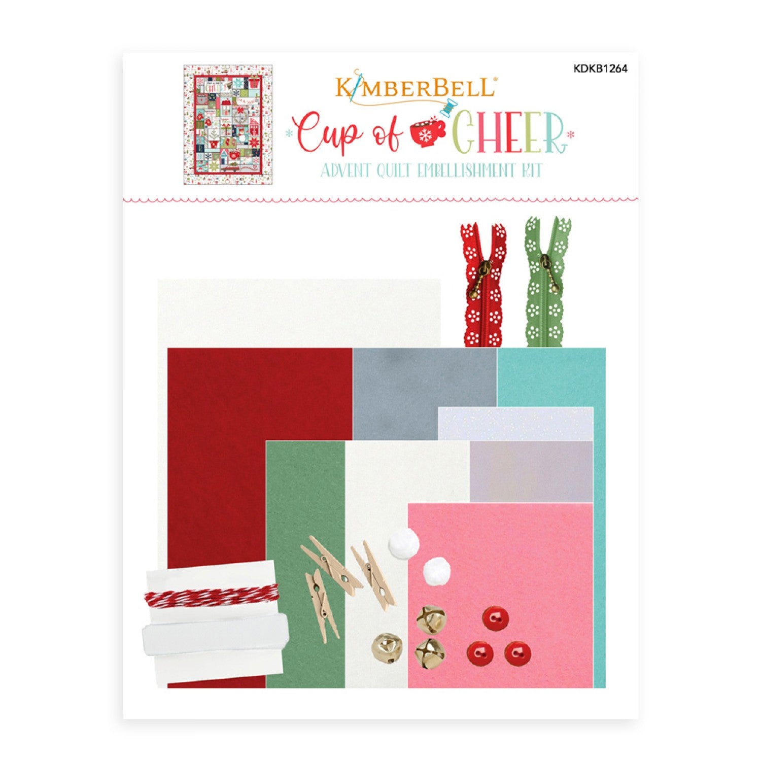 Cup Of Cheer Advent Quilt - Embellishment Kit