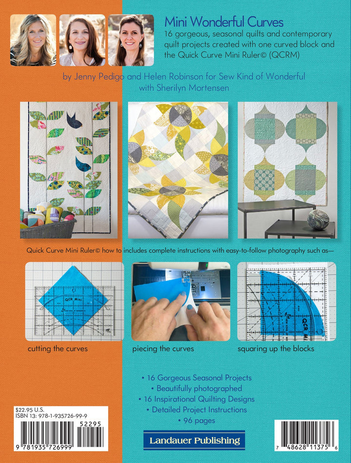 Mini Wonderful Curves Quilt Book - Sew Kind of Wonderful