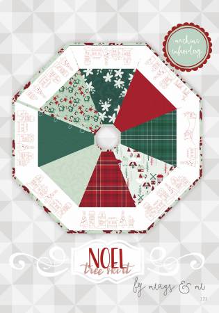 Noel Tree Skirt Machine Embroidery