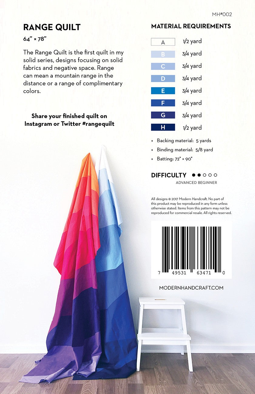 Ranges Quilt Pattern