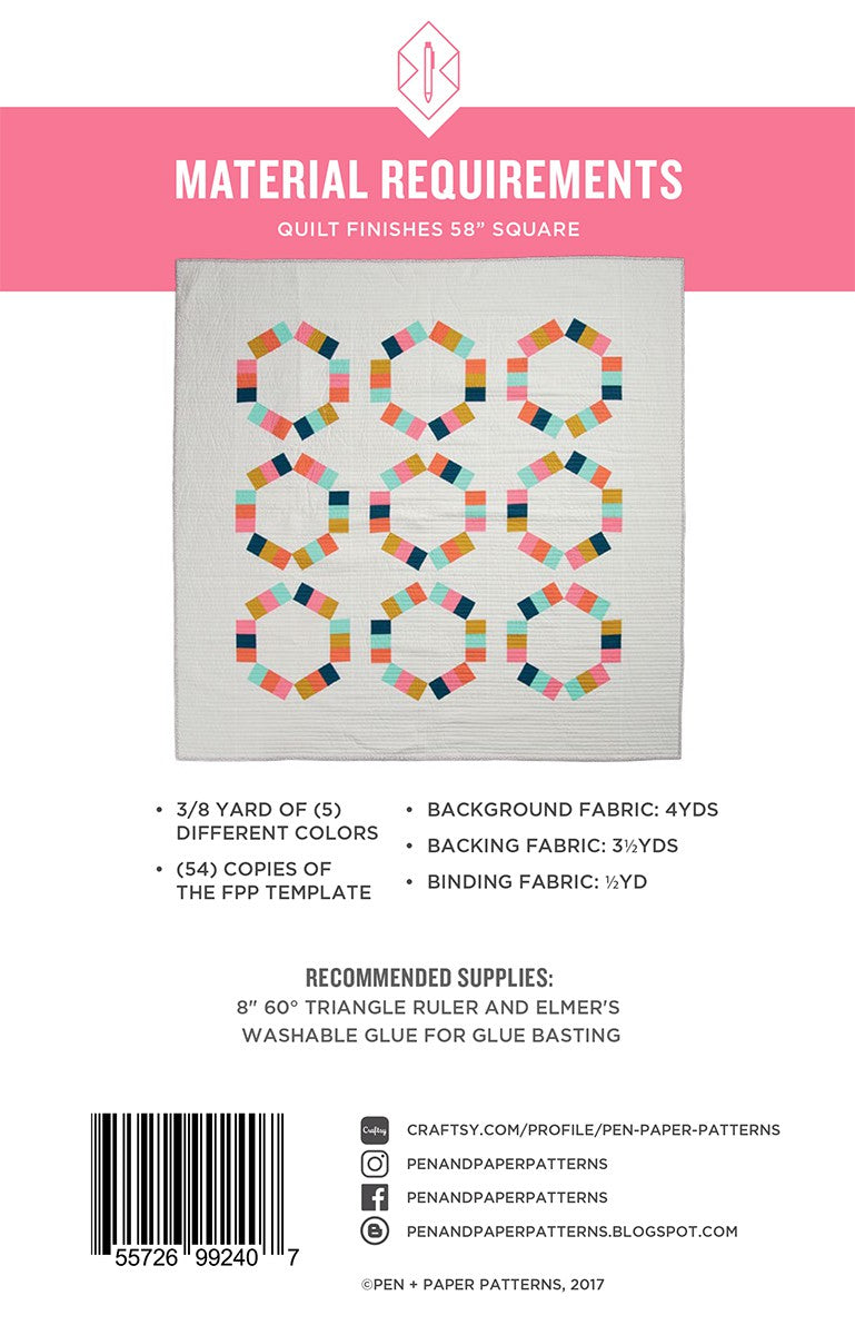 Taffy Pull Quilt Pattern - Pen + Paper Patterns