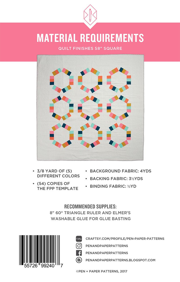 Taffy Pull Quilt Pattern - Pen + Paper Patterns