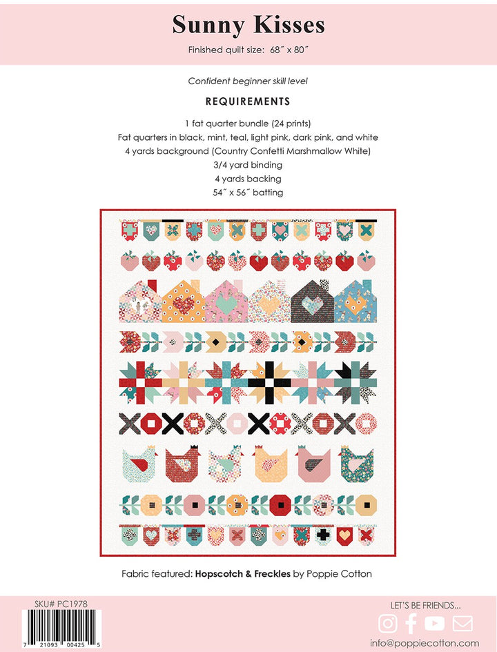 Sunny Kisses Quilt Pattern