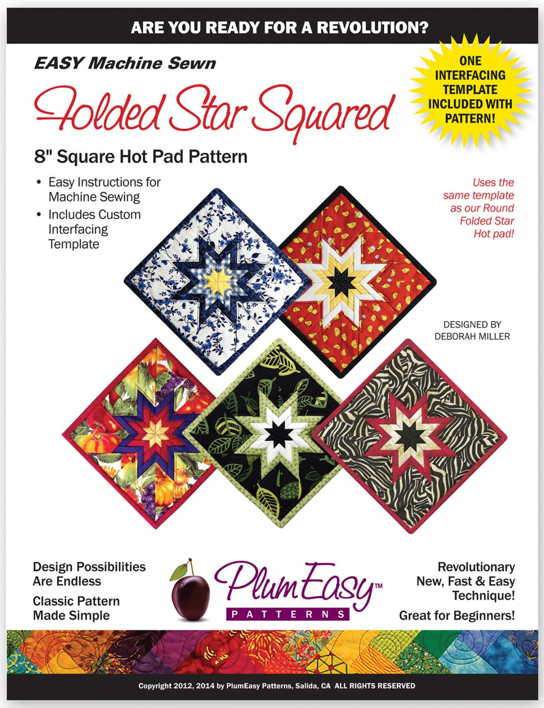 Folded Star Hot Pad - Square