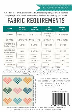 Woven Hearts Quilt Pattern