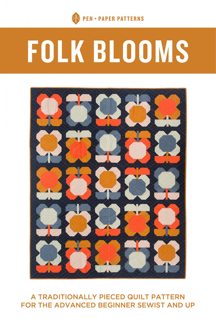 Folk Blooms Quilt Pattern - Pen + Paper Patterns