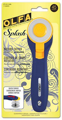 Olfa Splash 45mm Rotary Cutter - Navy