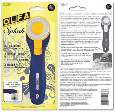 Olfa Splash 45mm Rotary Cutter - Navy