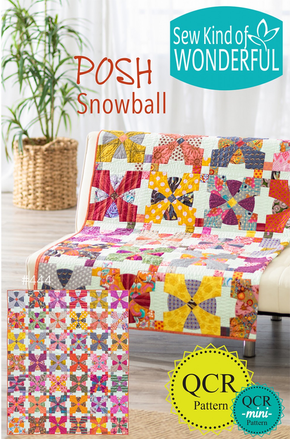 Posh Snowball Quilt Pattern - Sew Kind of Wonderful