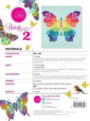 The Butterfly Quilt 2nd Edition by Tula Pink