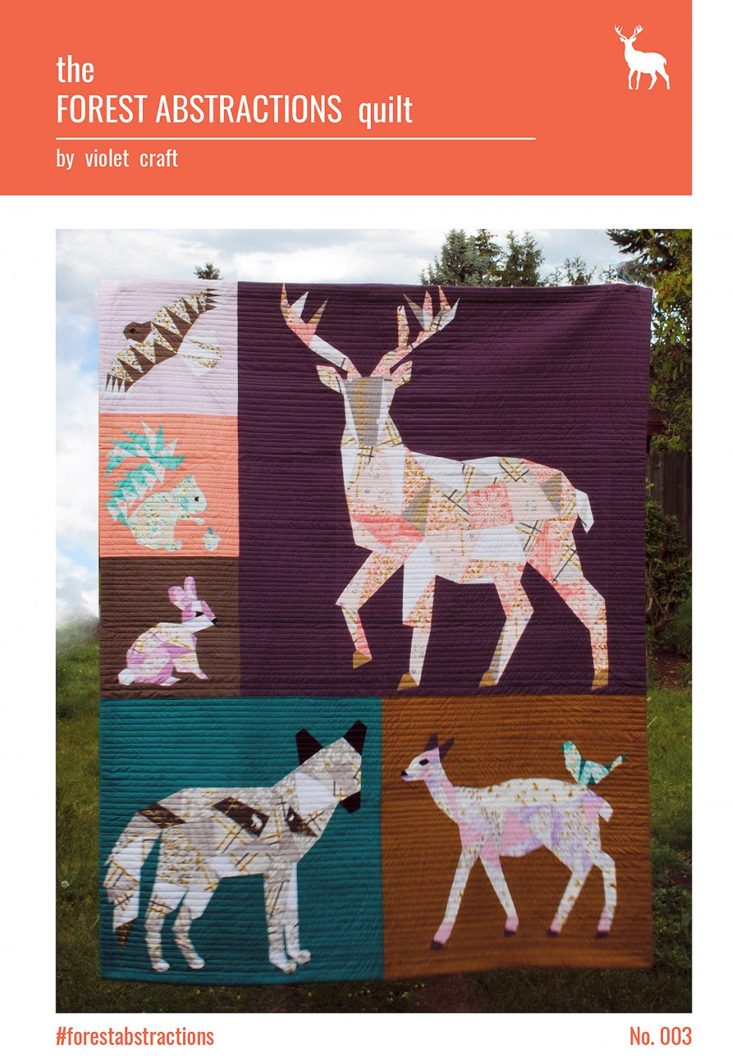 The Forest Abstractions Quilt by Violet Craft