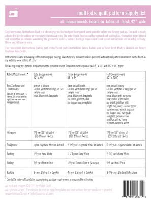 The Honey Comb Abstractions by Violet Craft
