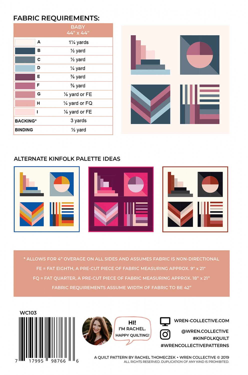Kinfolk Quilt Pattern