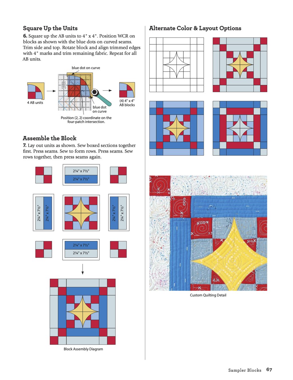 Wonderful Curves Sampler Quilt Block Book