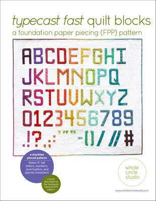 Typecast Fast Quilt Blocks
