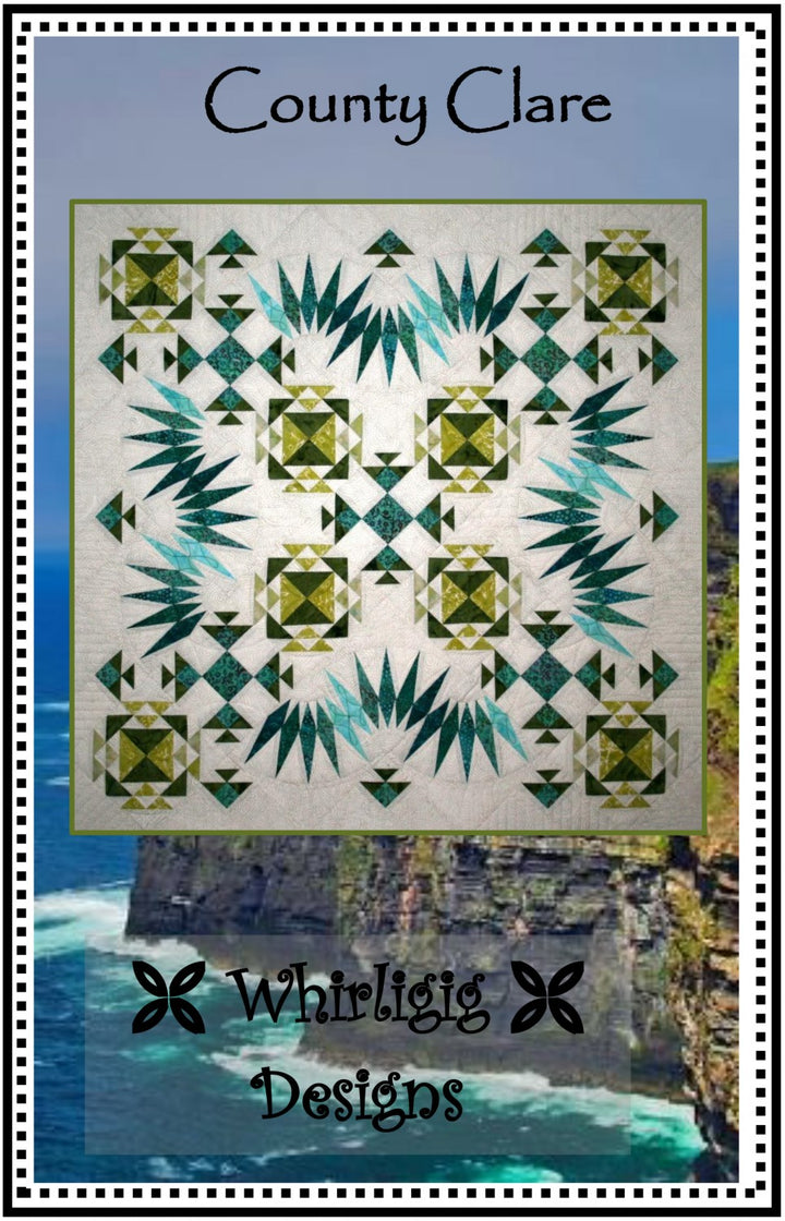 County Clare Quilt Pattern - Whirligig Designs
