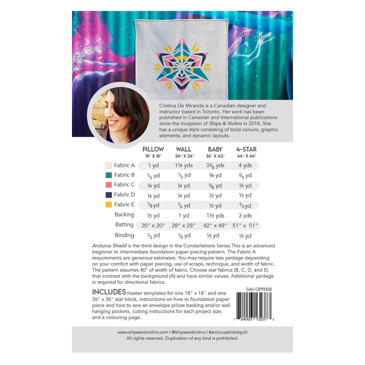 Arcturus Shield Pattern - Christa de Miranda