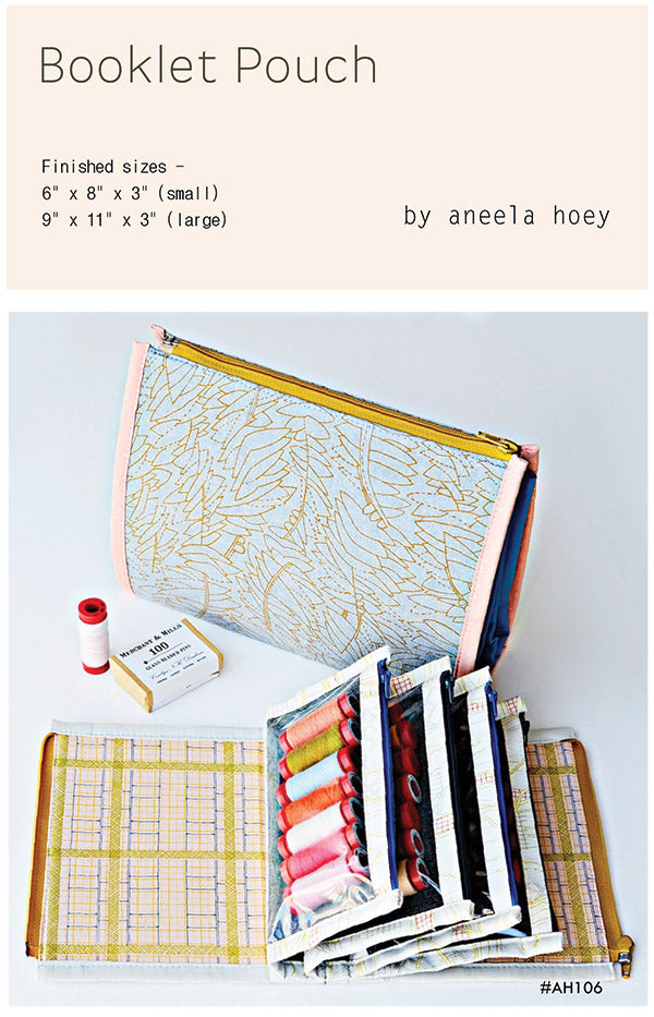 Booklet Pouch Pattern - Aneela Hoey