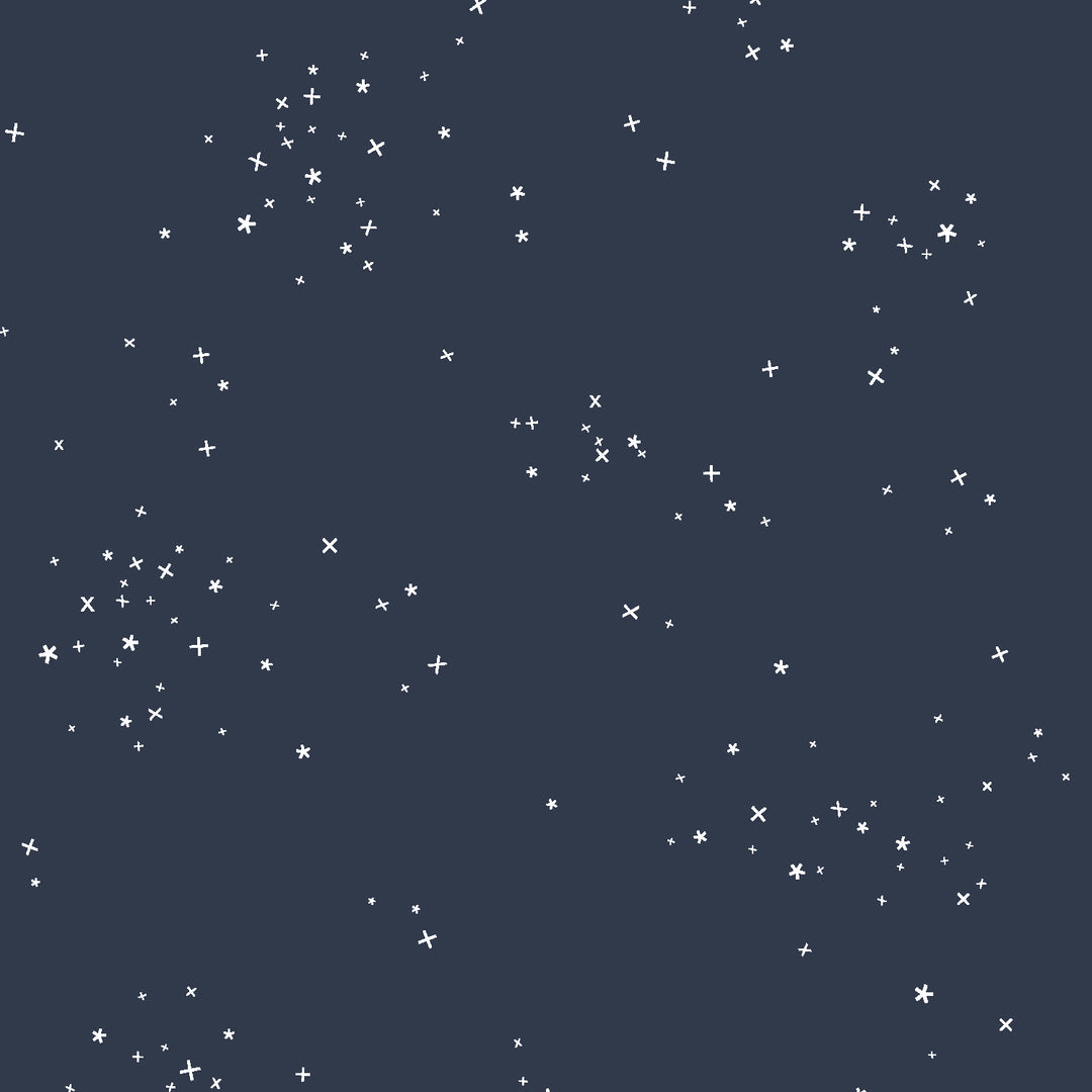 Cotton+Steel Basics - Freckles - Evening Sky