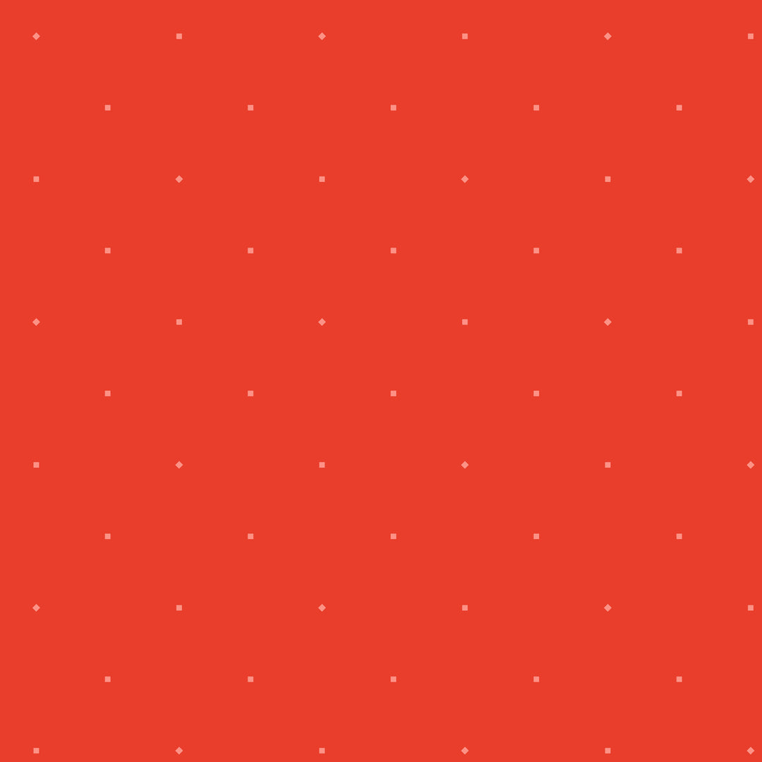 Cotton+Steel Basics - Square Up - Cherry Tomato