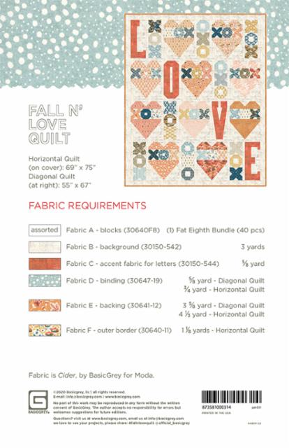 Fall N' Love Quilt Pattern