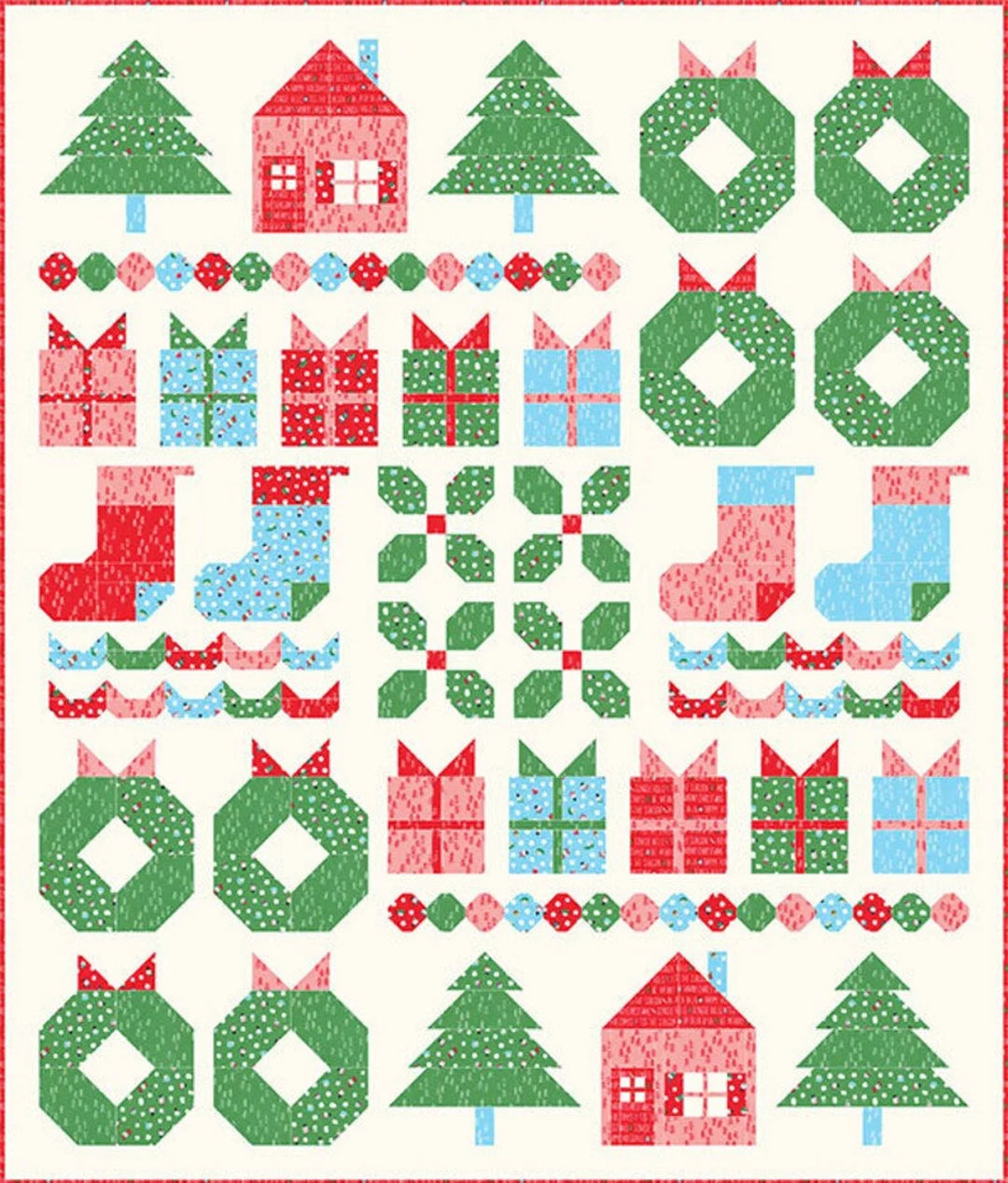 North Pole Sampler Quilt Pattern